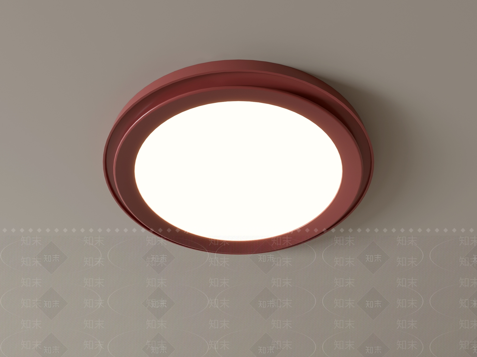现代吸顶灯3D模型下载【ID:1195942418】