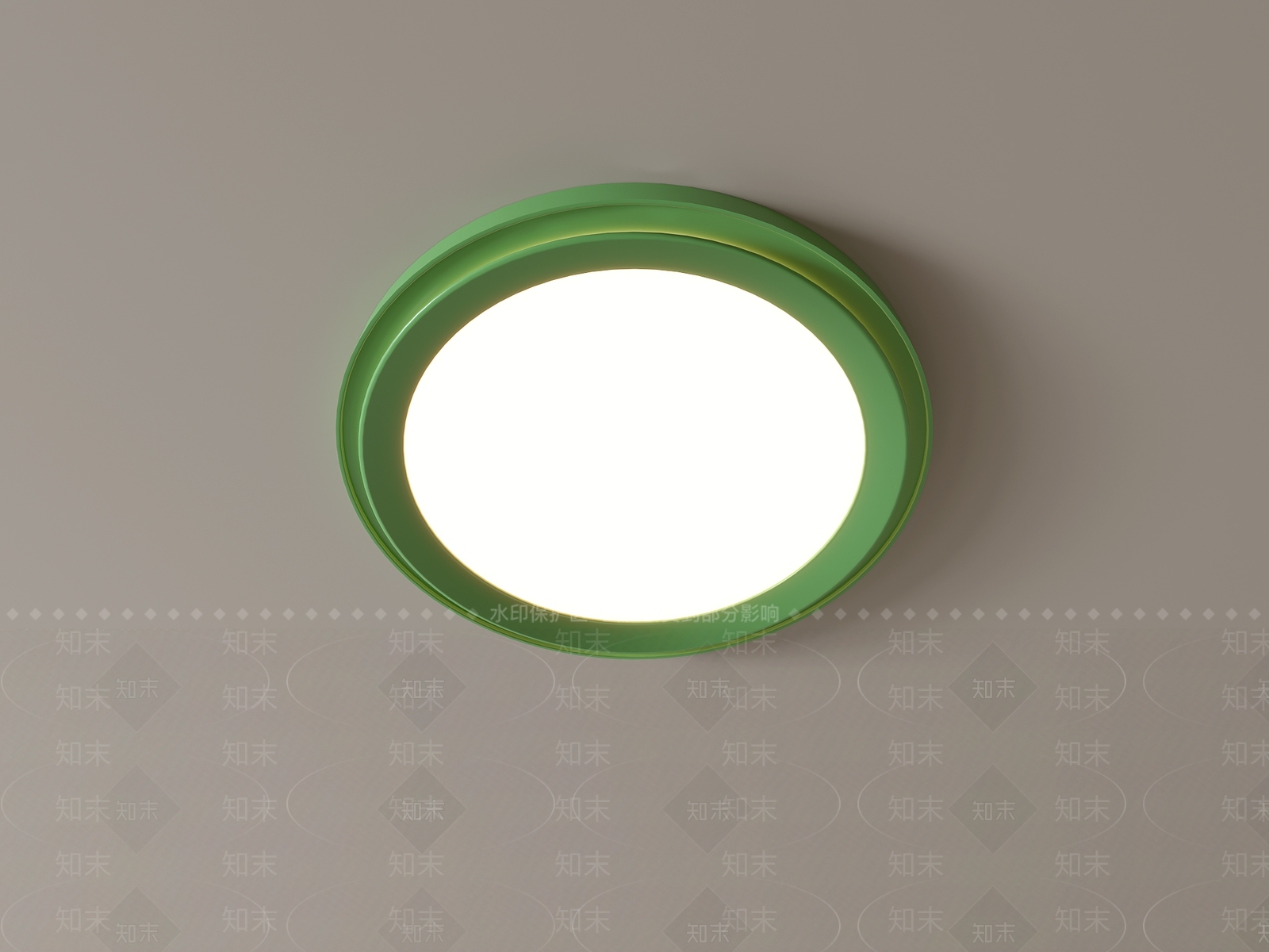 现代吸顶灯3D模型下载【ID:1195946650】