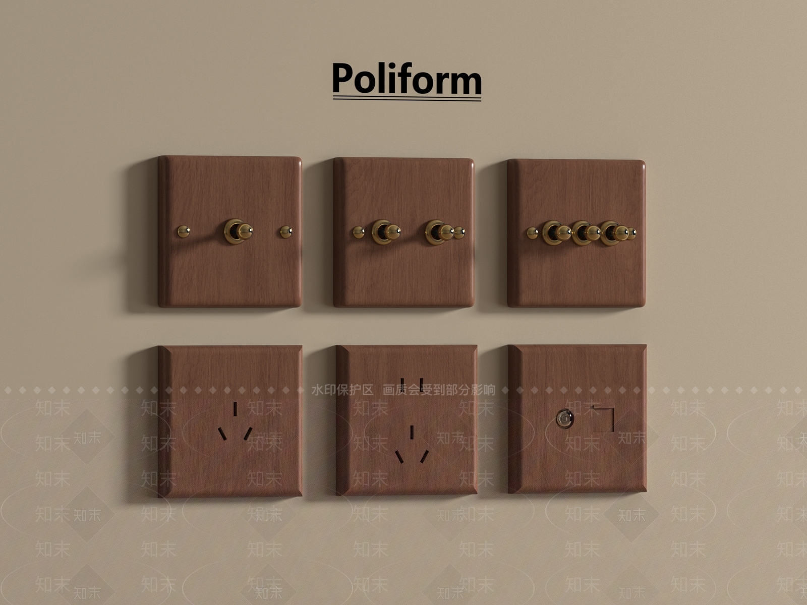 开关插座SU模型下载【ID:1195951673】