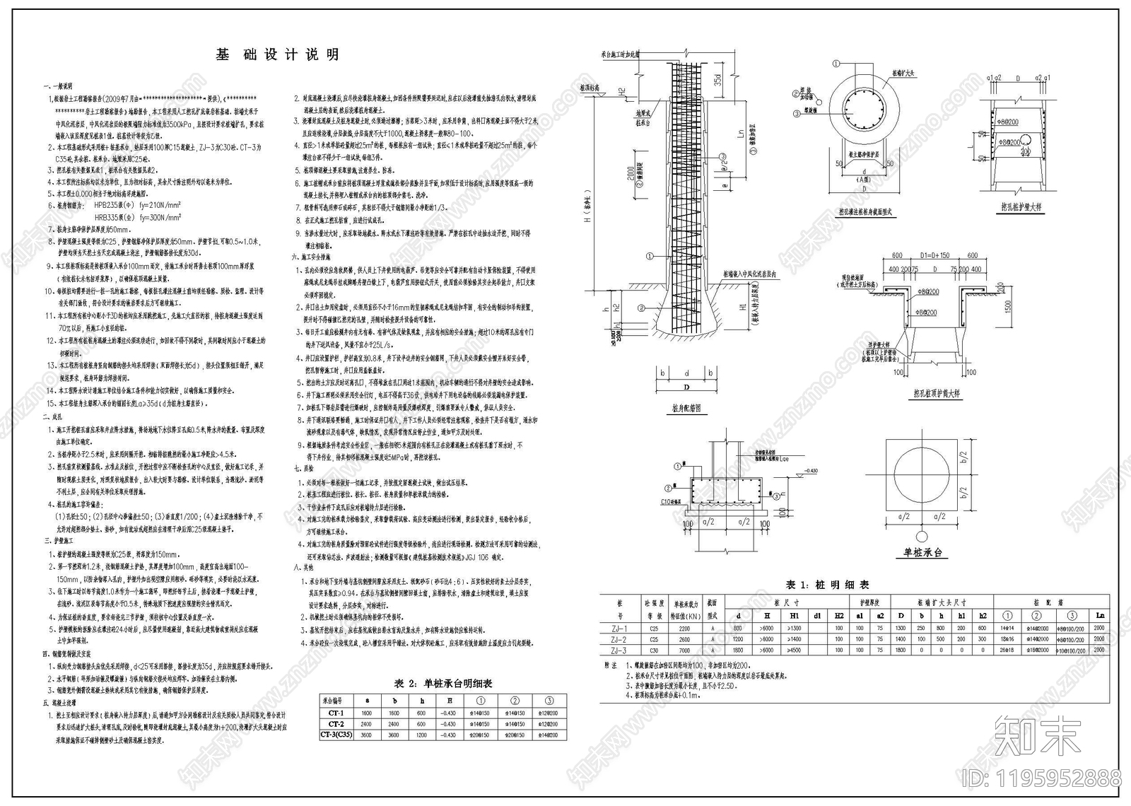 现代设计说明cad施工图下载【ID:1195952888】