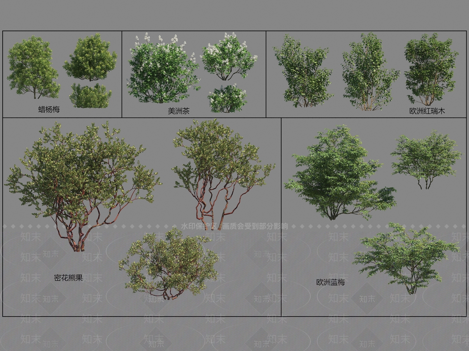 灌木3D模型下载【ID:1195952965】