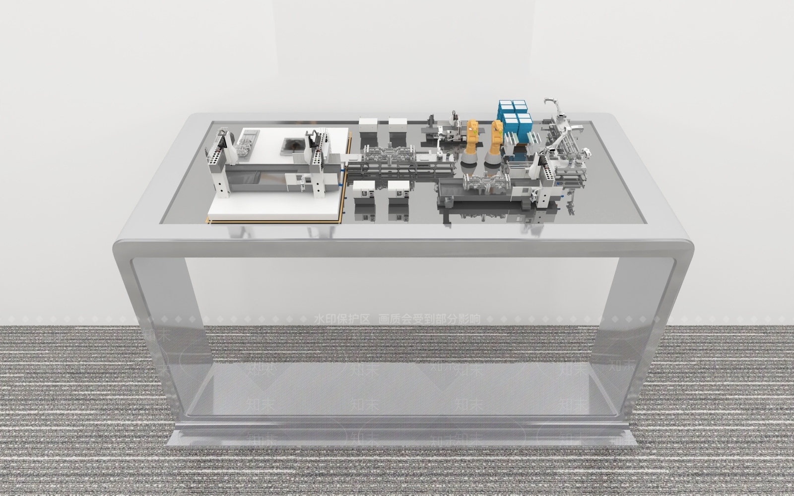 现代电子产品展台SU模型下载【ID:1195956700】