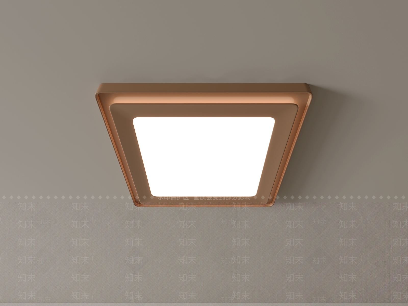 现代吸顶灯3D模型下载【ID:1195959862】