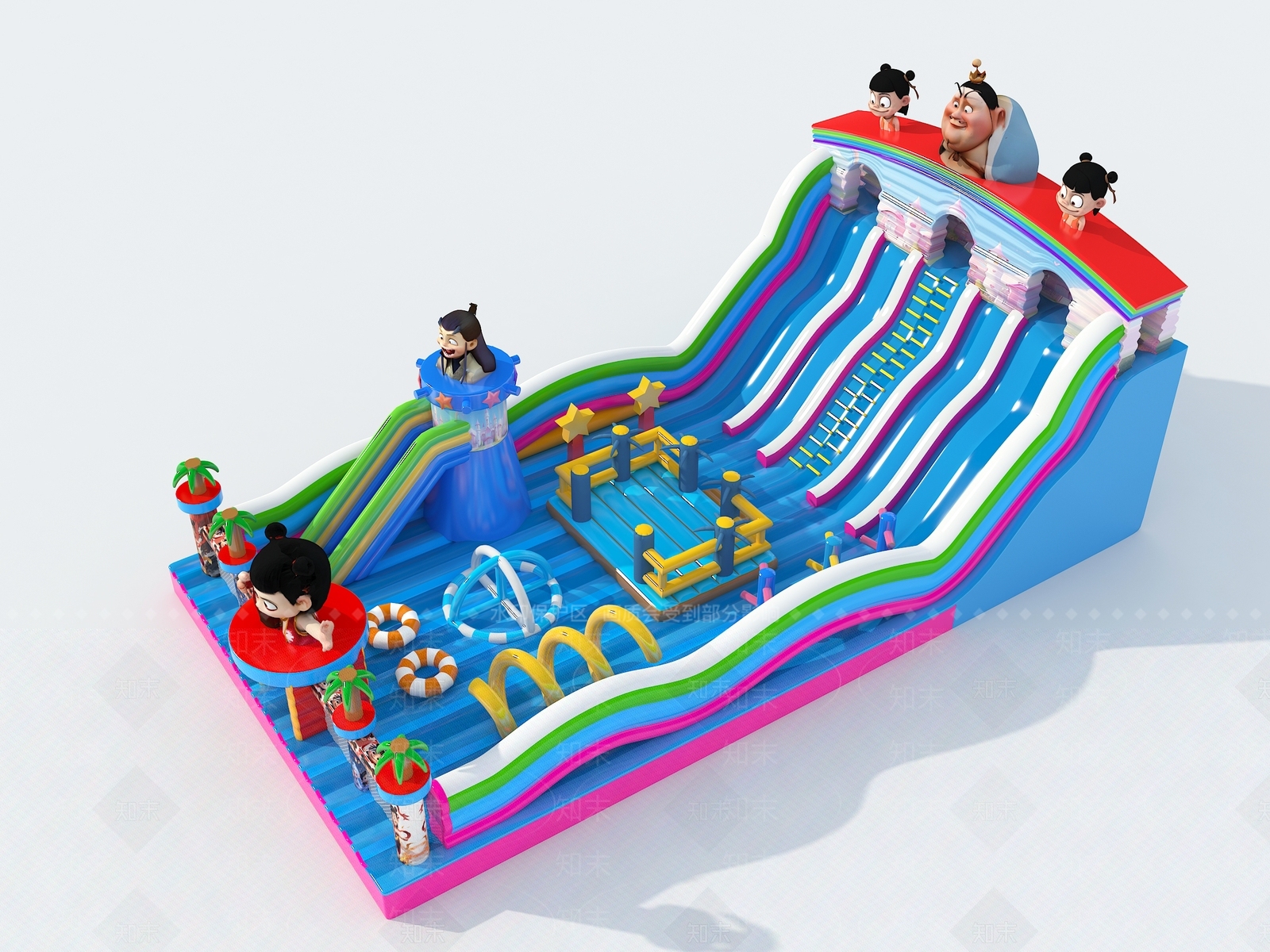 游乐设施SU模型下载【ID:1195961963】