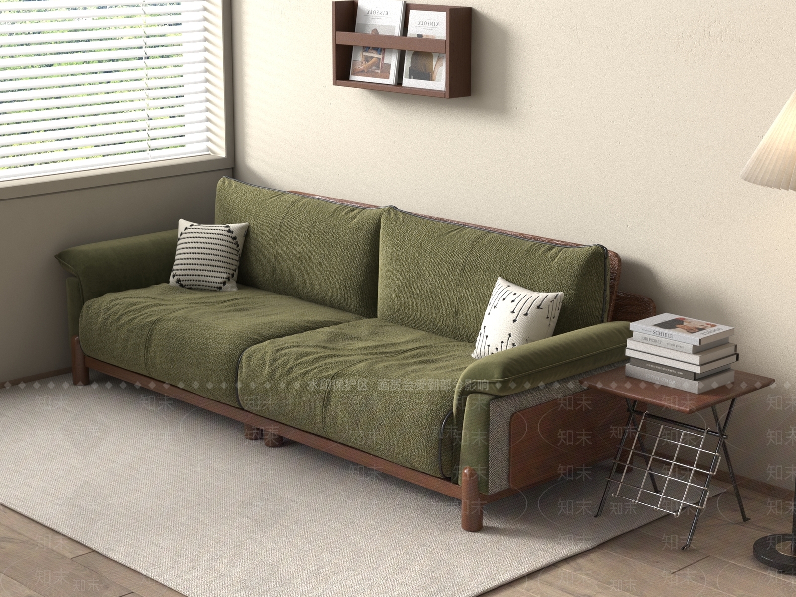 双人沙发3D模型下载【ID:1195963065】