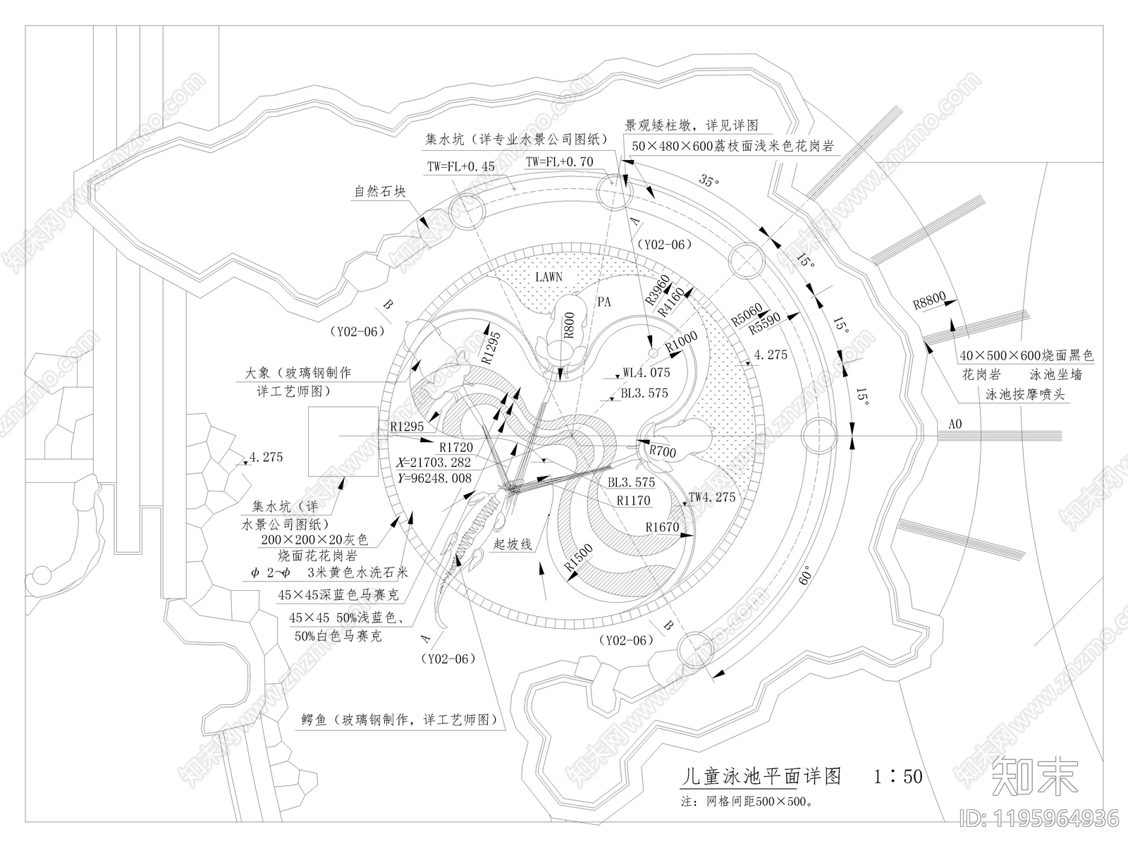 现代儿童乐园cad施工图下载【ID:1195964936】