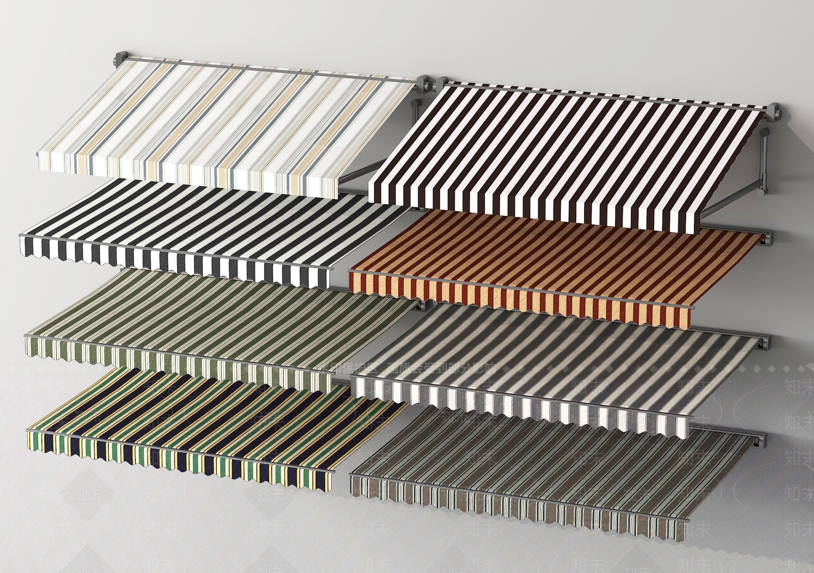 现代雨棚SU模型下载【ID:1195982745】