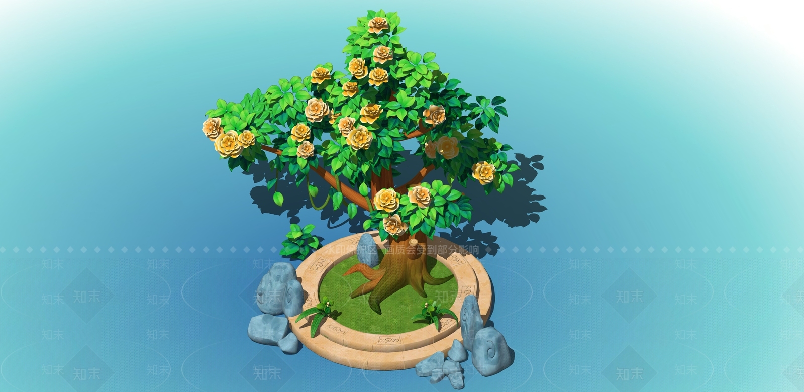 灌木SU模型下载【ID:1195980006】