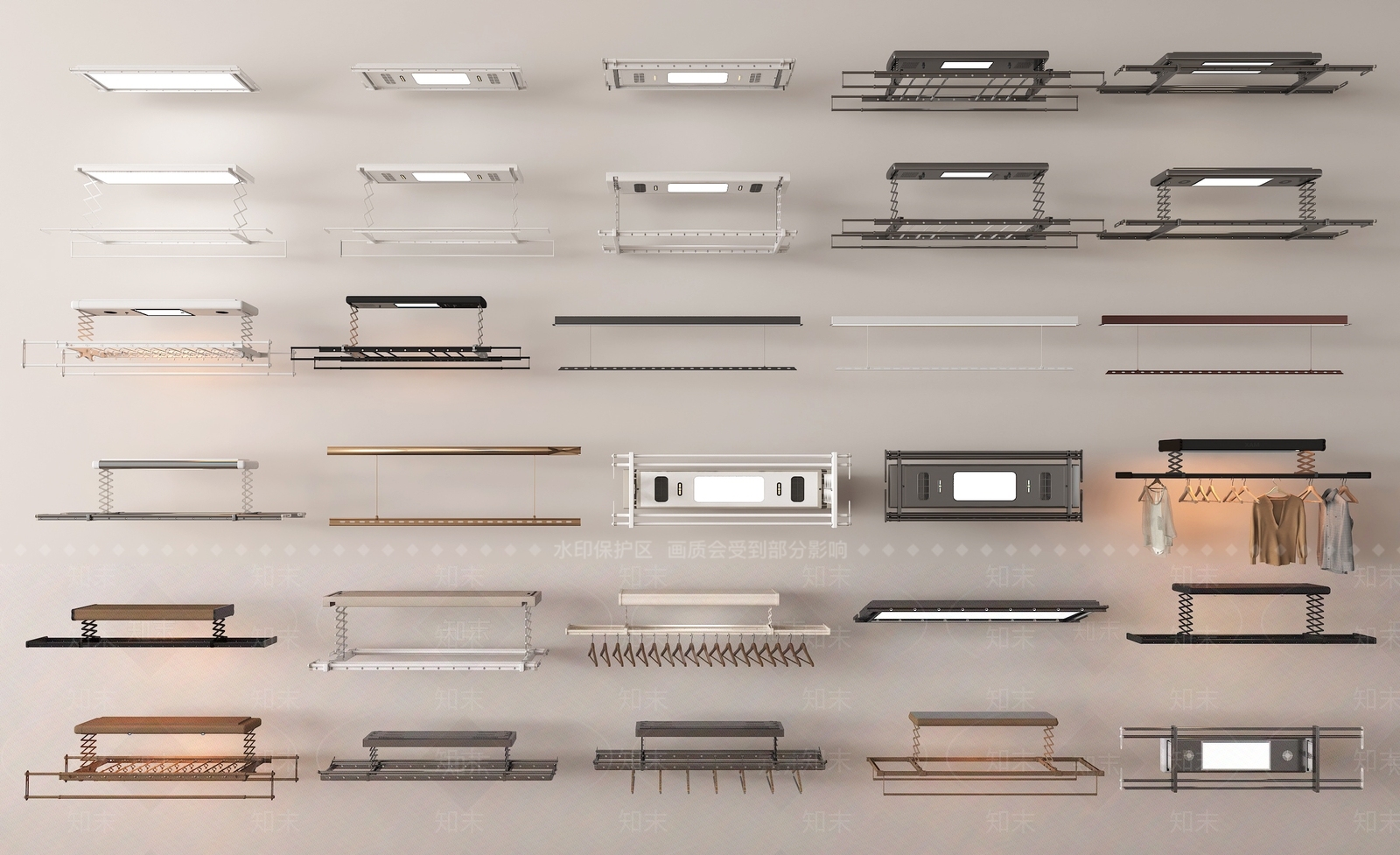 晾衣架3D模型下载【ID:1195985229】