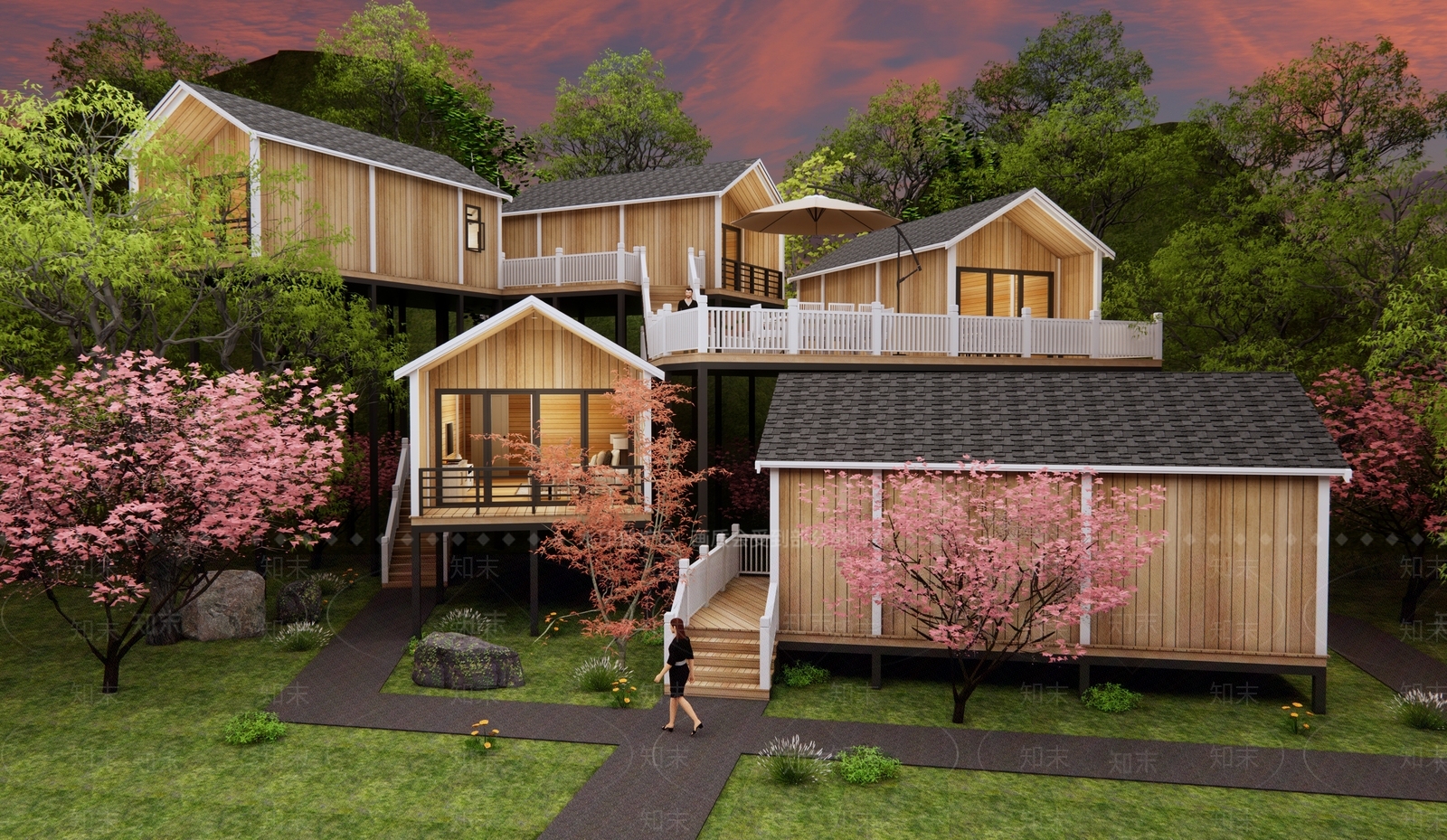 现代木屋3D模型下载【ID:1195985470】