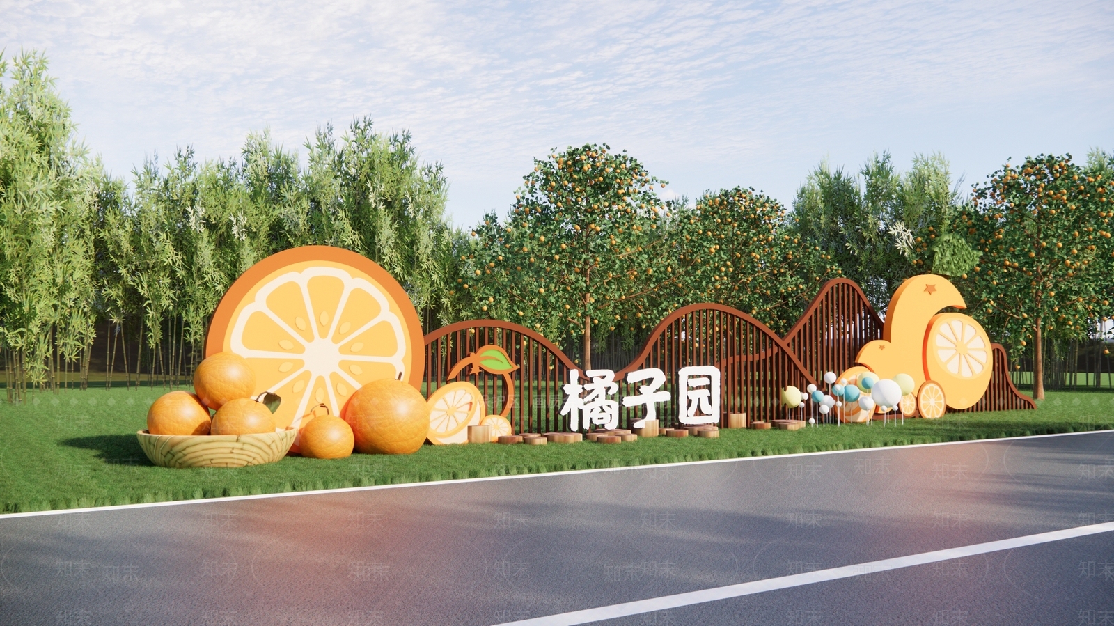 现代生态农场景观SU模型下载【ID:1195991139】