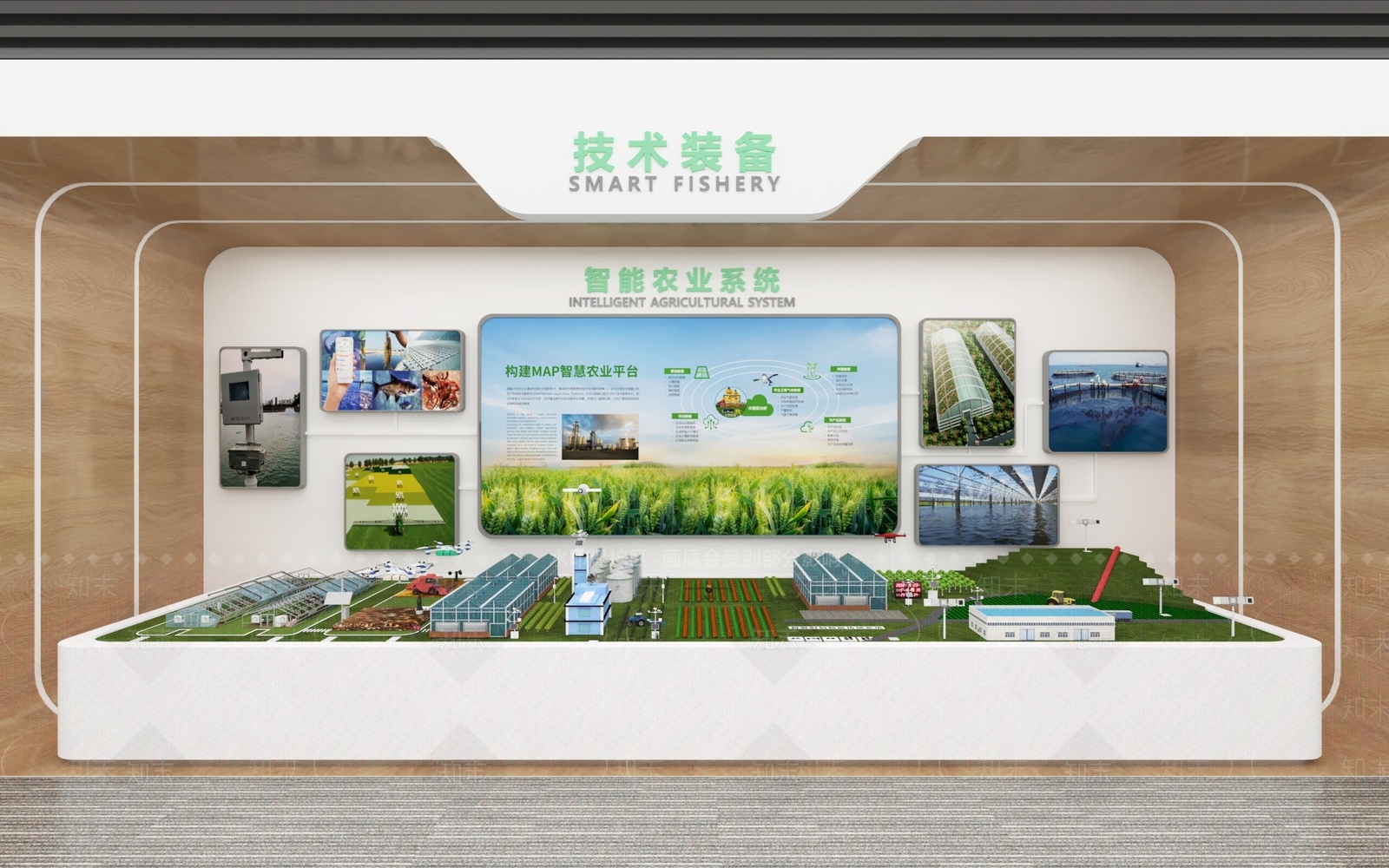 现代农业展厅3D模型下载【ID:1195992465】