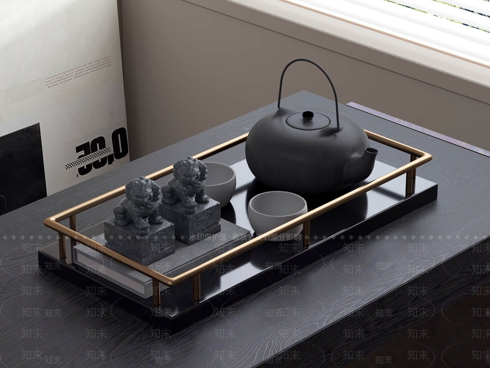 茶具SU模型下载【ID:1195993155】