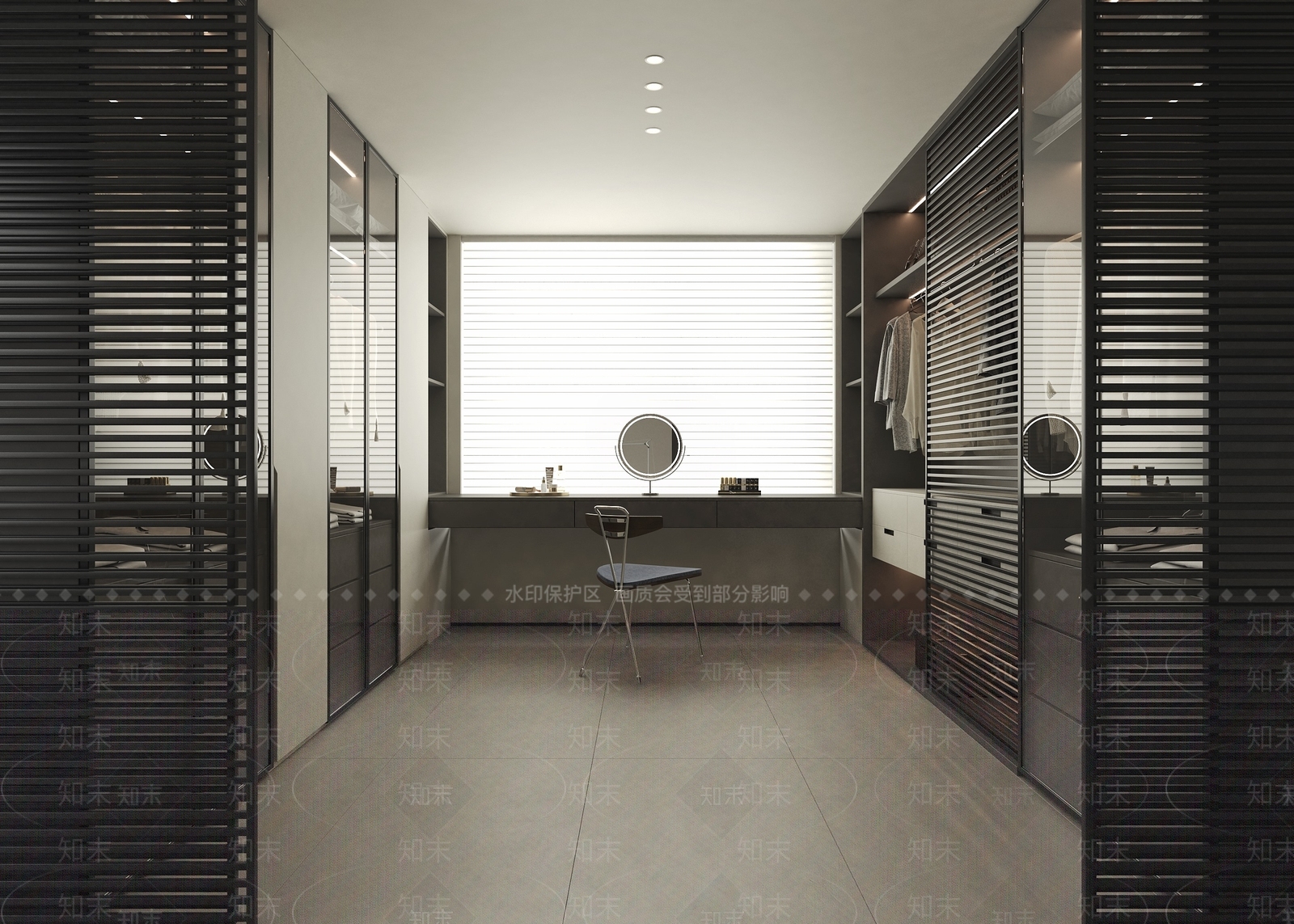 现代意式衣帽间3D模型下载【ID:1195993958】