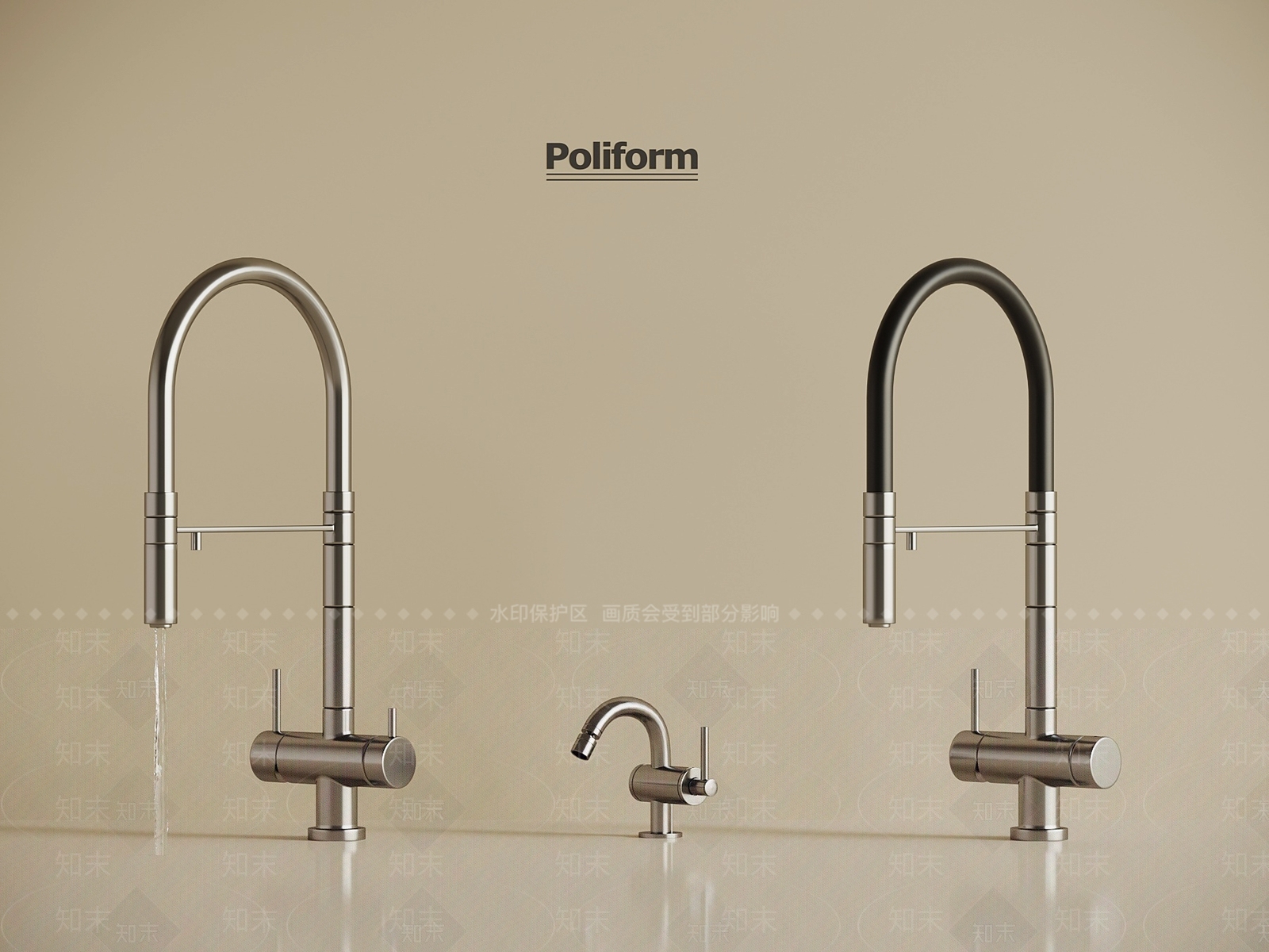 现代水龙头3D模型下载【ID:1195994152】