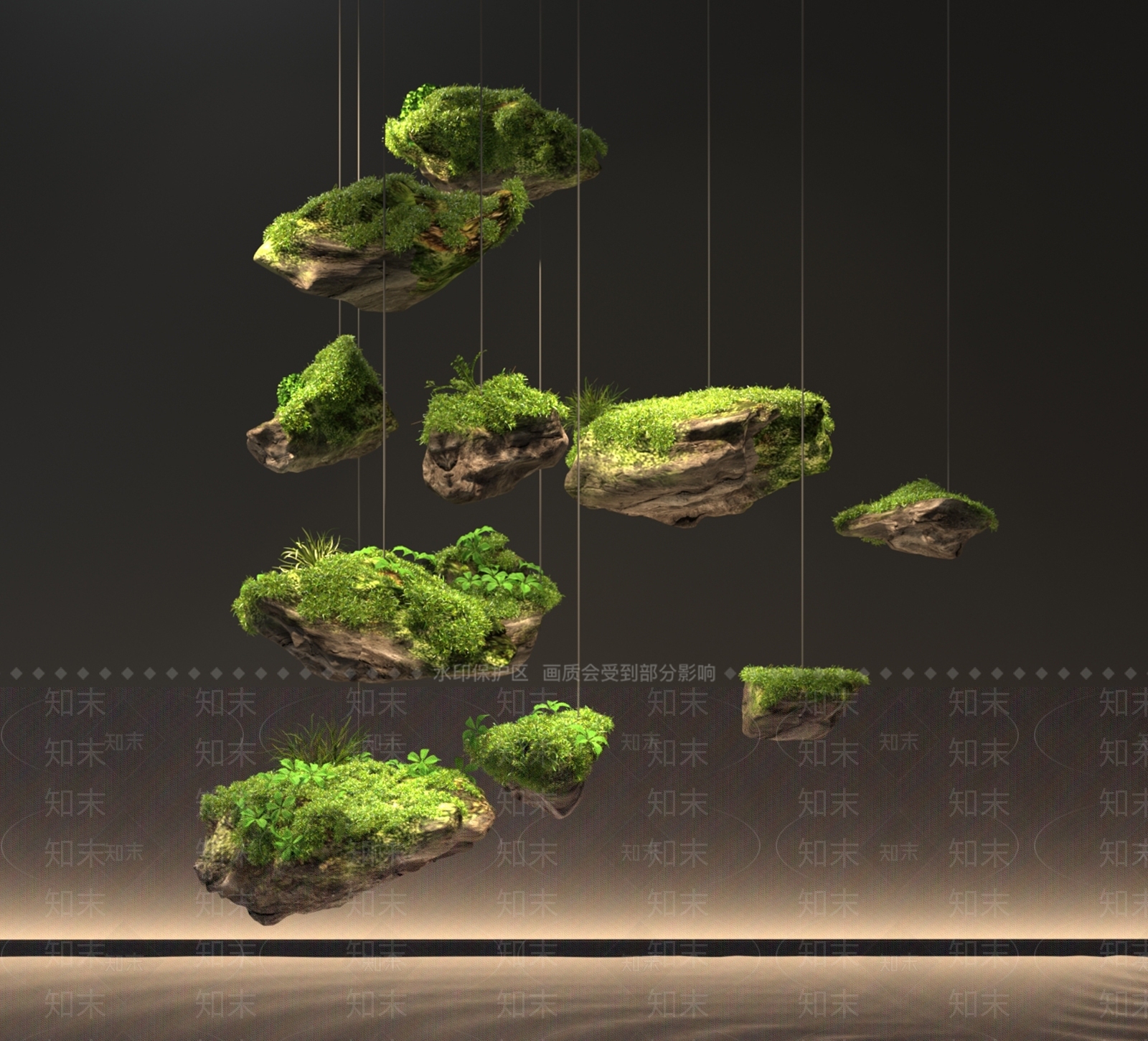 现代石头SU模型下载【ID:1195996166】