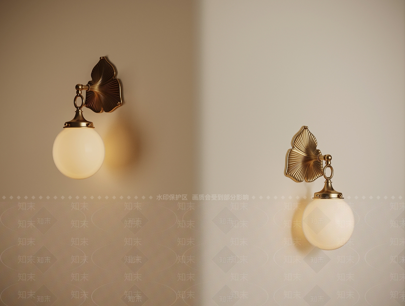 法式复古壁灯3D模型下载【ID:1195998345】