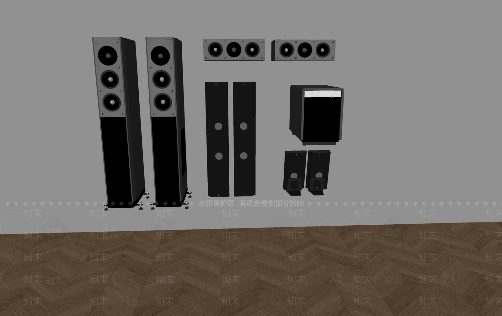 音响SU模型下载【ID:1195999173】