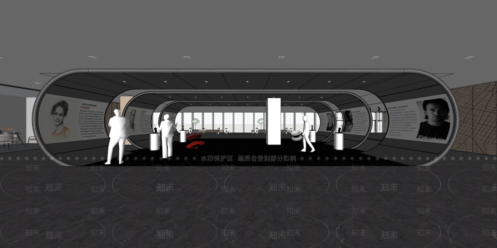 现代轻奢其他办公区域SU模型下载【ID:1196001939】