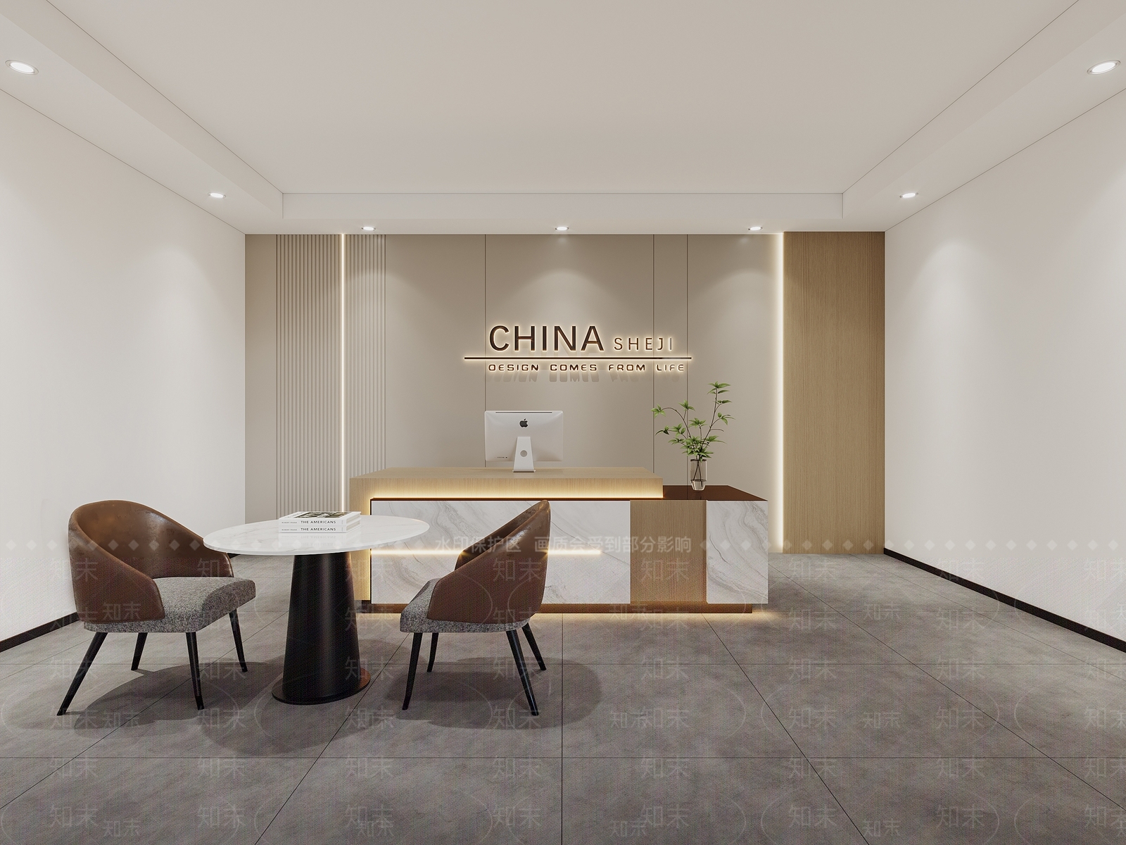 现代其他办公空间3D模型下载【ID:1196001612】