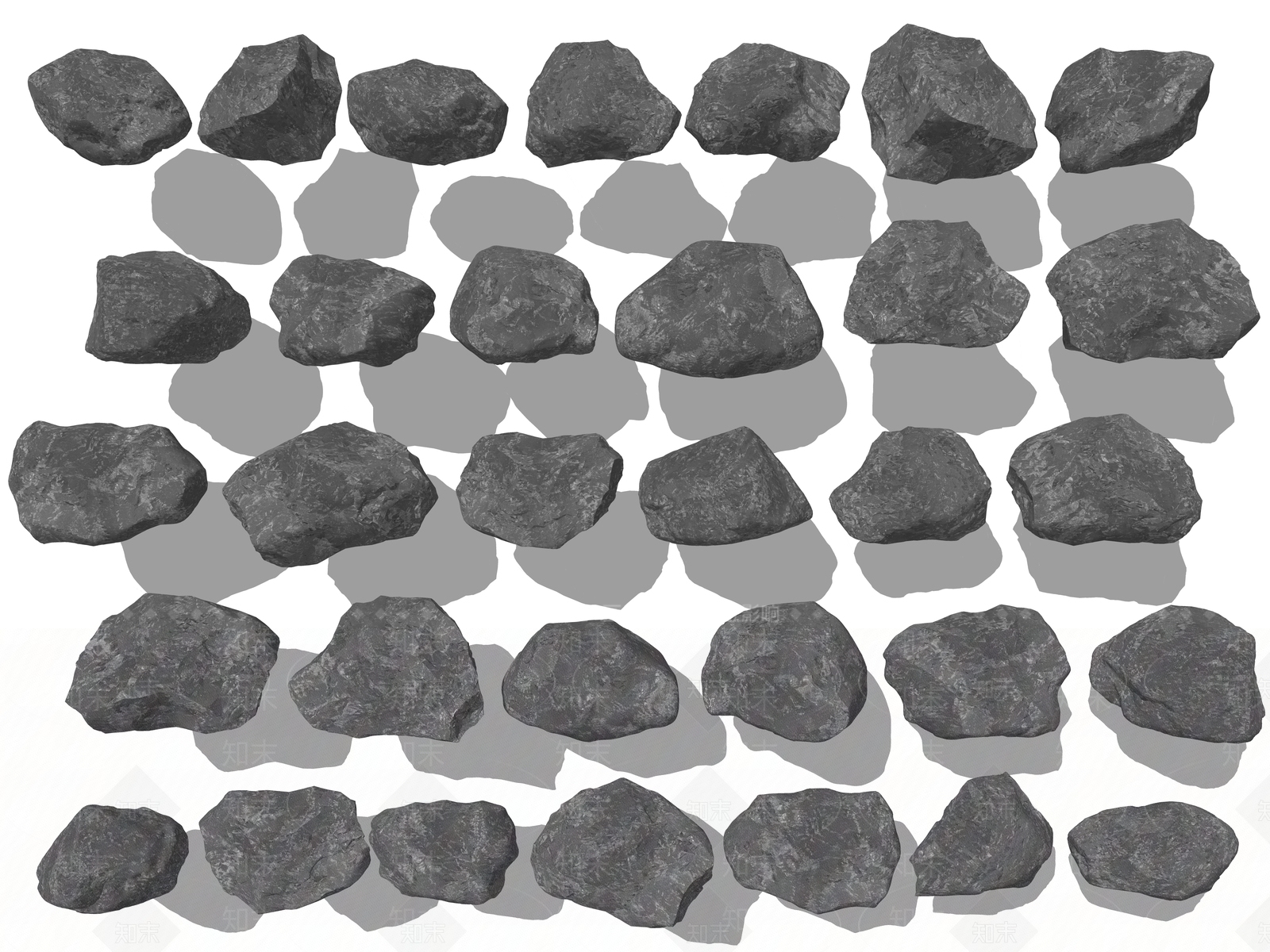 现代新中式石头SU模型下载【ID:1196003703】