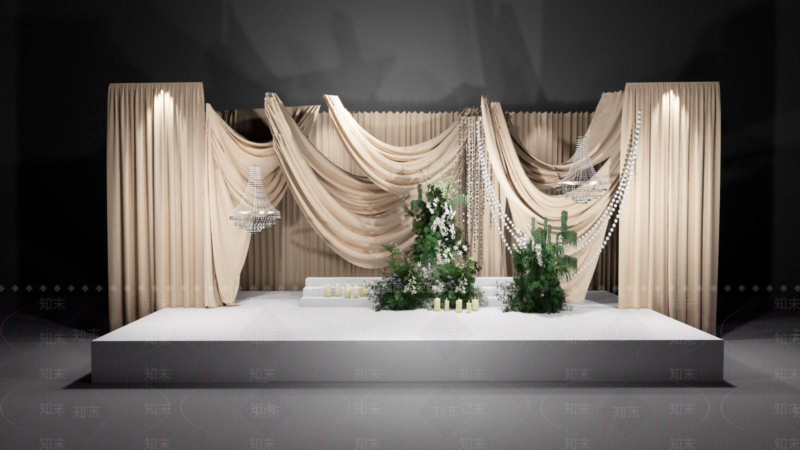 现代室内舞台SU模型下载【ID:1196004916】