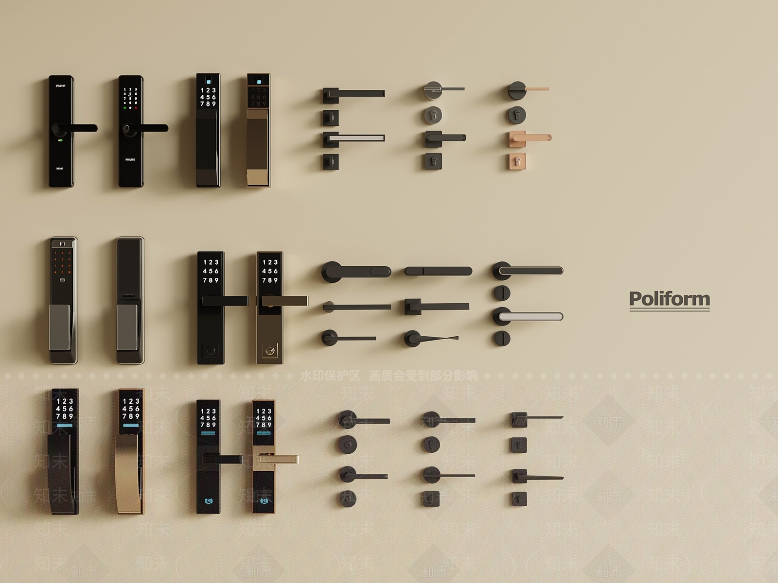 锁SU模型下载【ID:1196007254】