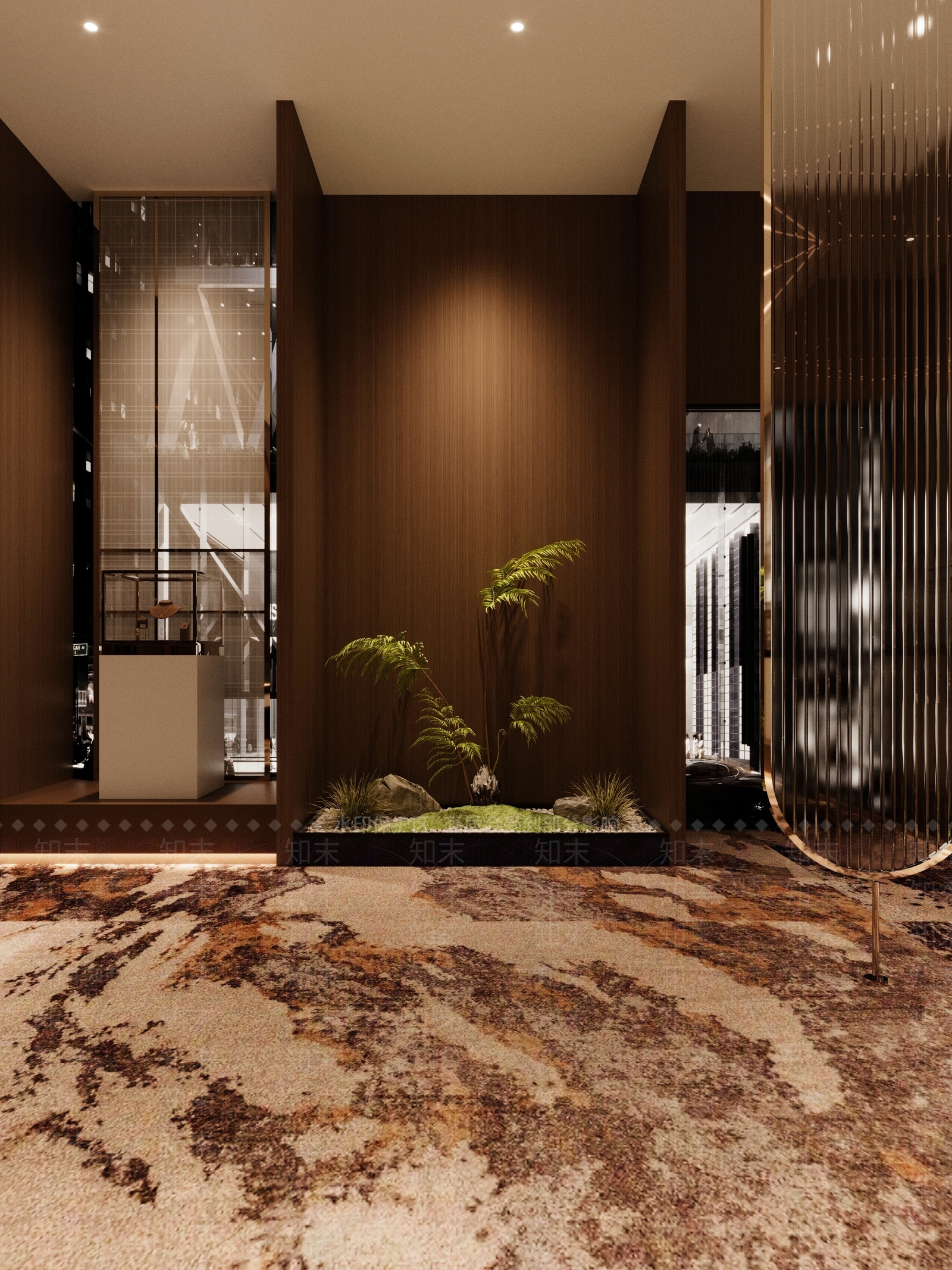 现代轻奢珠宝店3D模型下载【ID:1196010208】