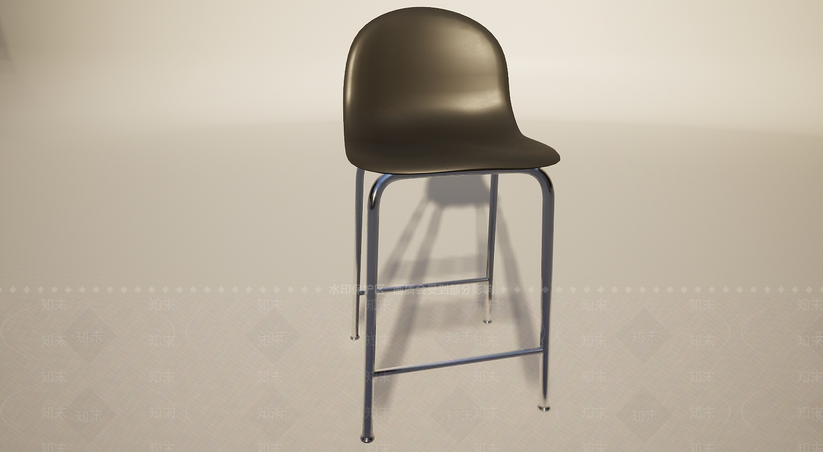 北欧简约休闲餐椅3D模型下载【ID:1196012399】