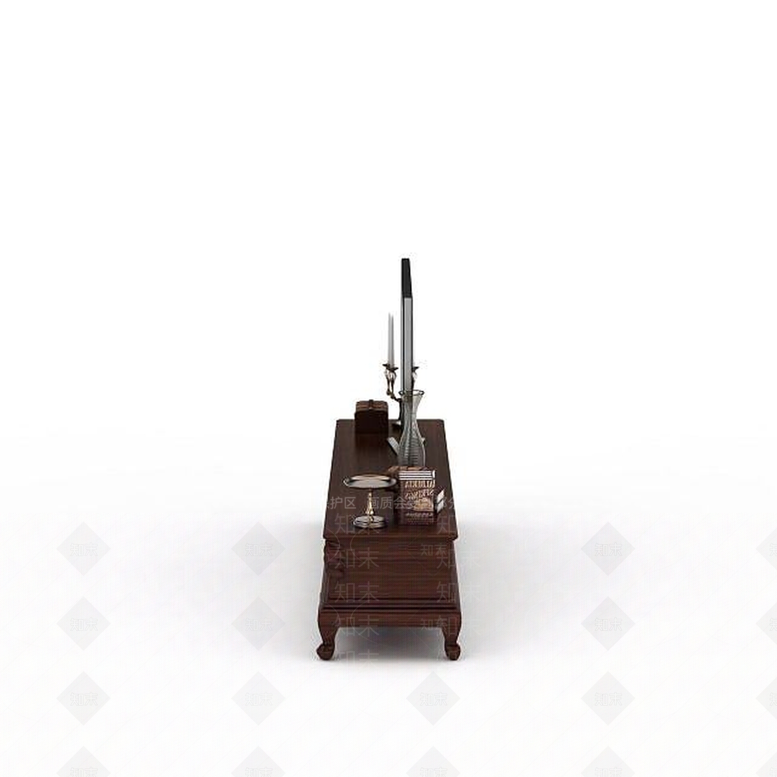 现代木质电视柜3D模型下载【ID:1196013747】