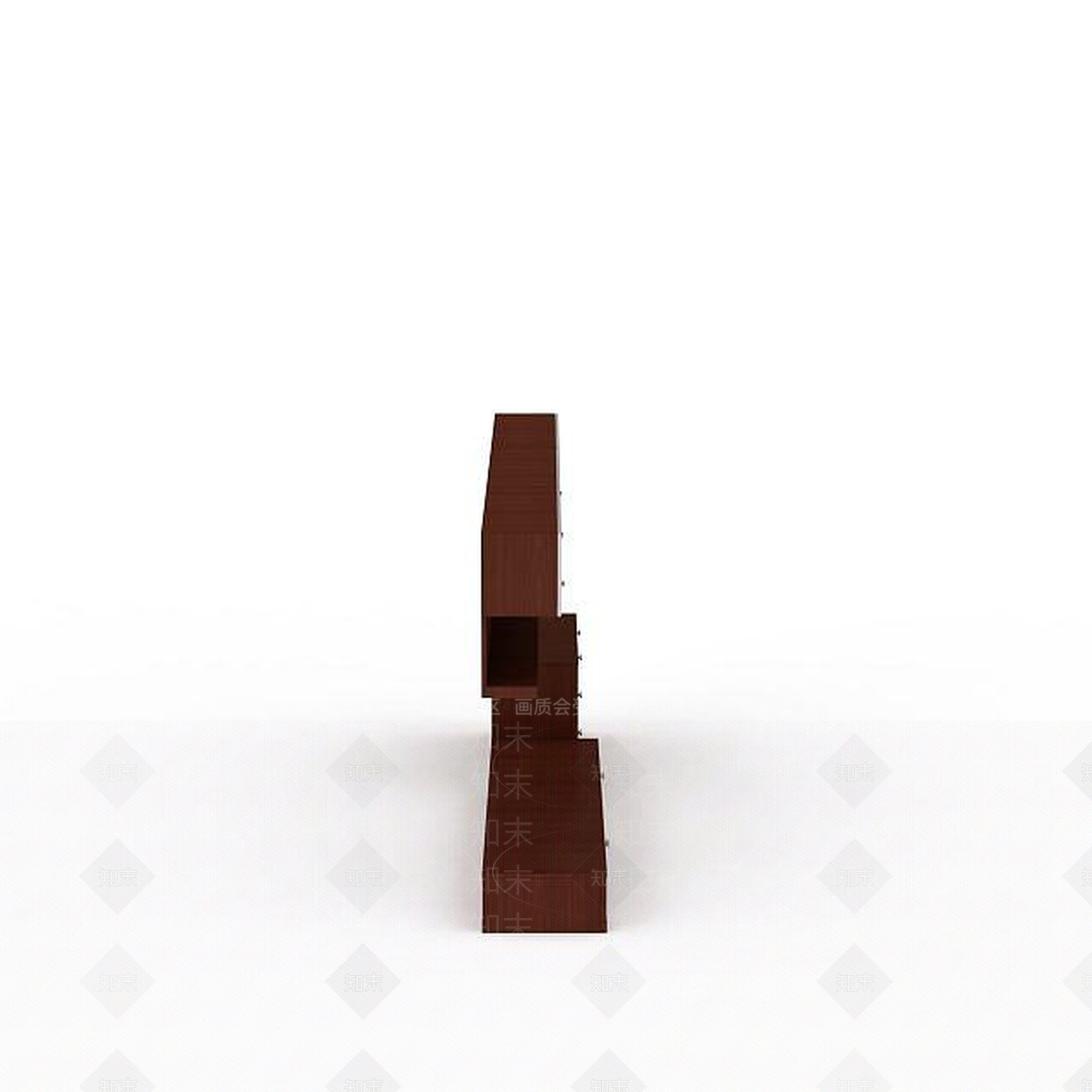 现代木质电视柜3D模型下载【ID:1196013739】