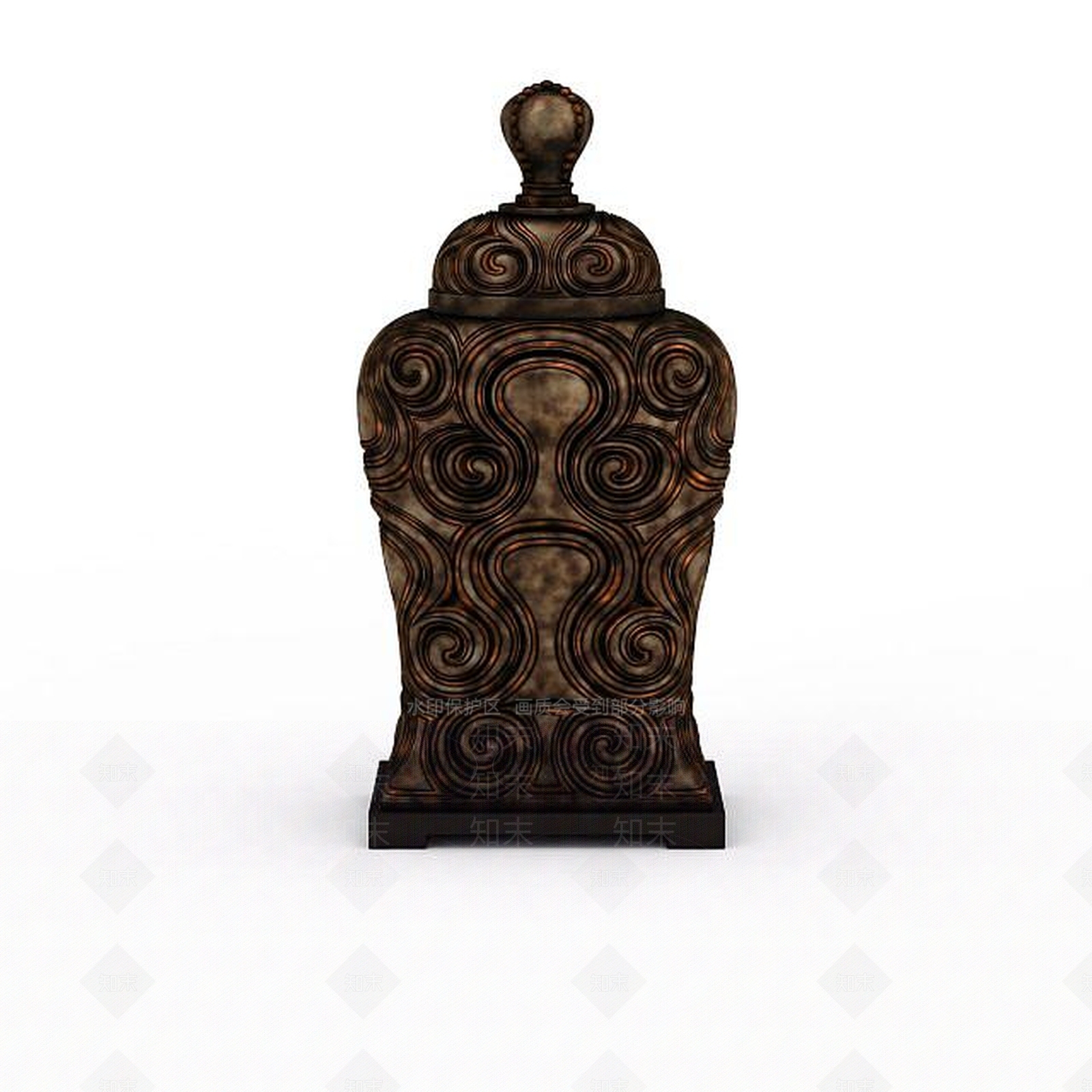 现代金属摆设品3D模型下载【ID:1196015237】