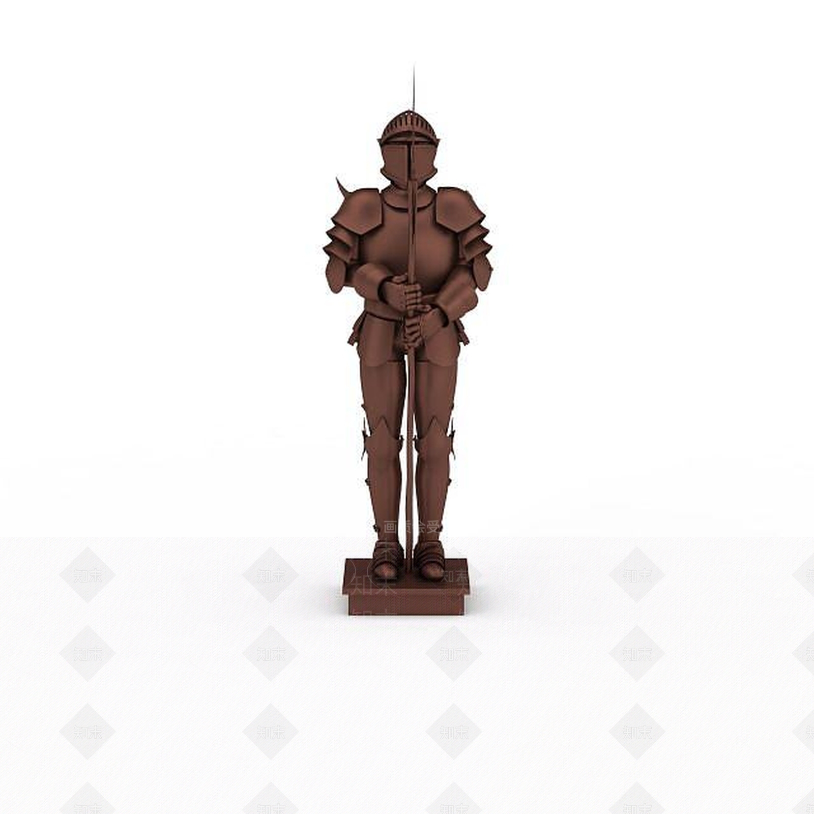 现代金属摆设品3D模型下载【ID:1196015643】
