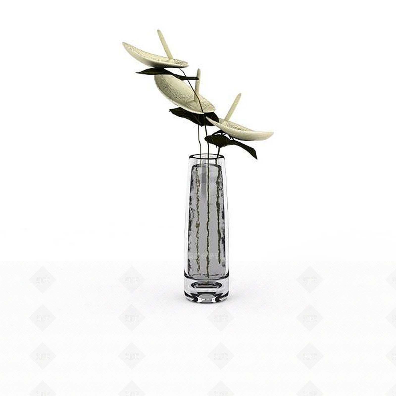 现代花瓶摆设品3D模型下载【ID:1196016339】