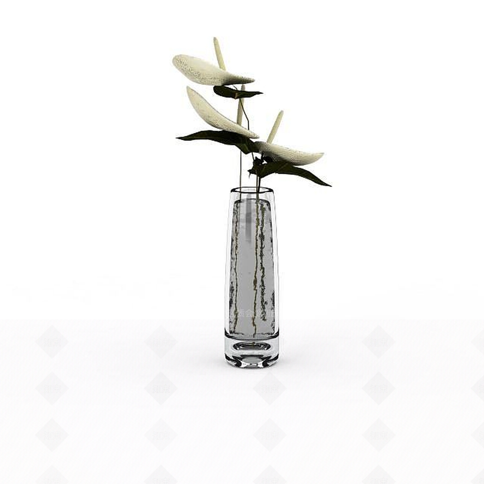 现代花瓶摆设品3D模型下载【ID:1196016339】