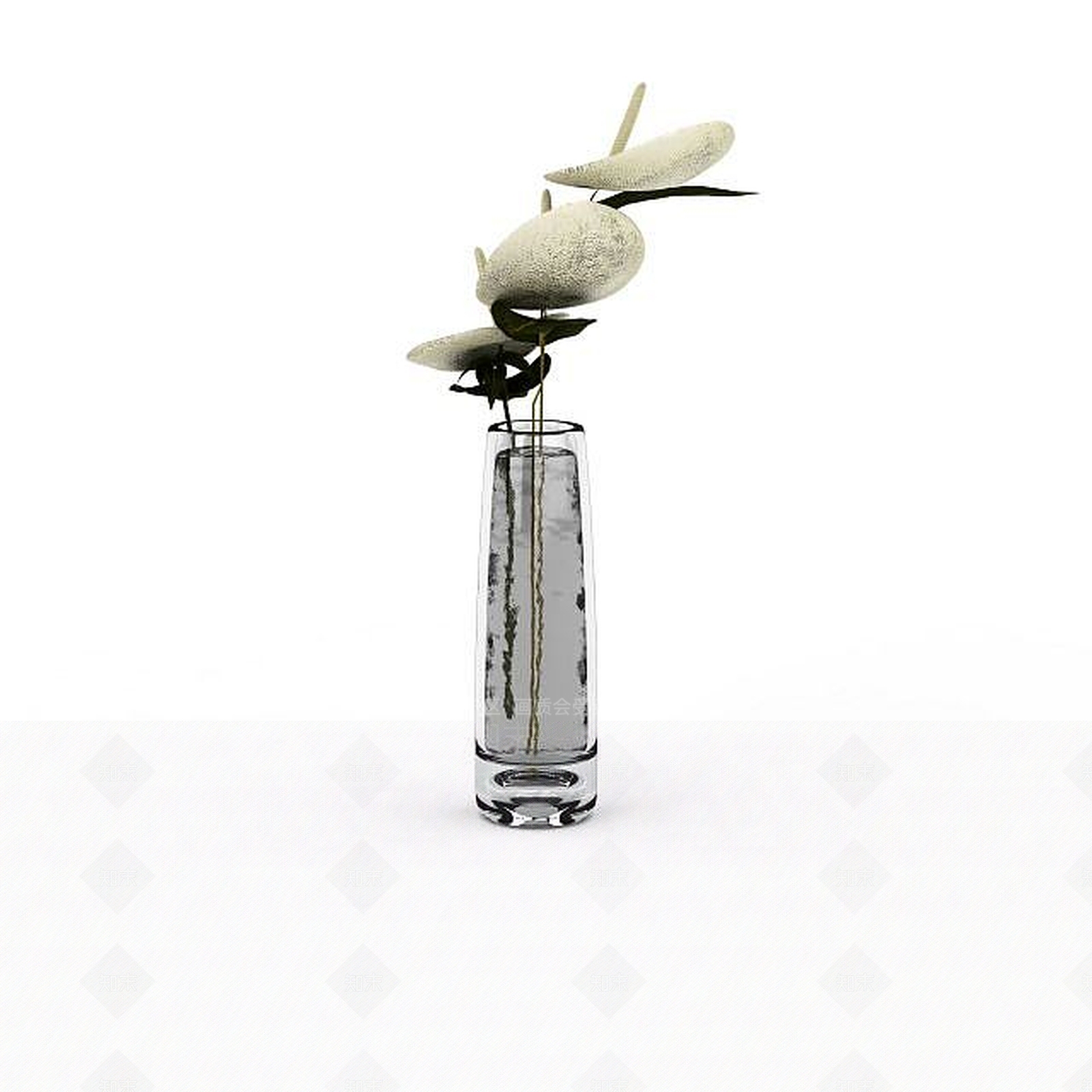 现代花瓶摆设品3D模型下载【ID:1196016339】