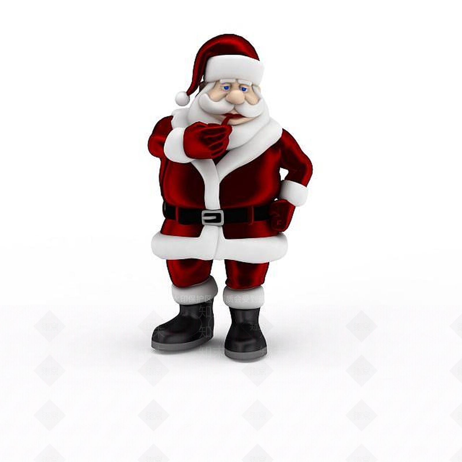 现代圣诞老人3D模型下载【ID:1196017418】