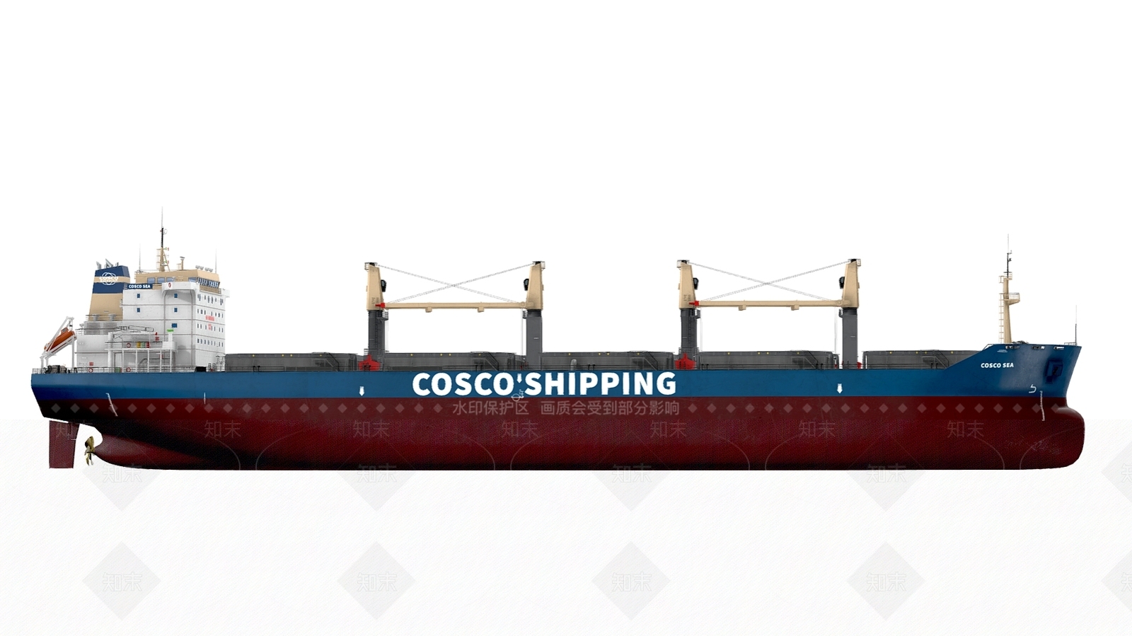 现代货船轮船货轮3D模型下载【ID:1196019432】