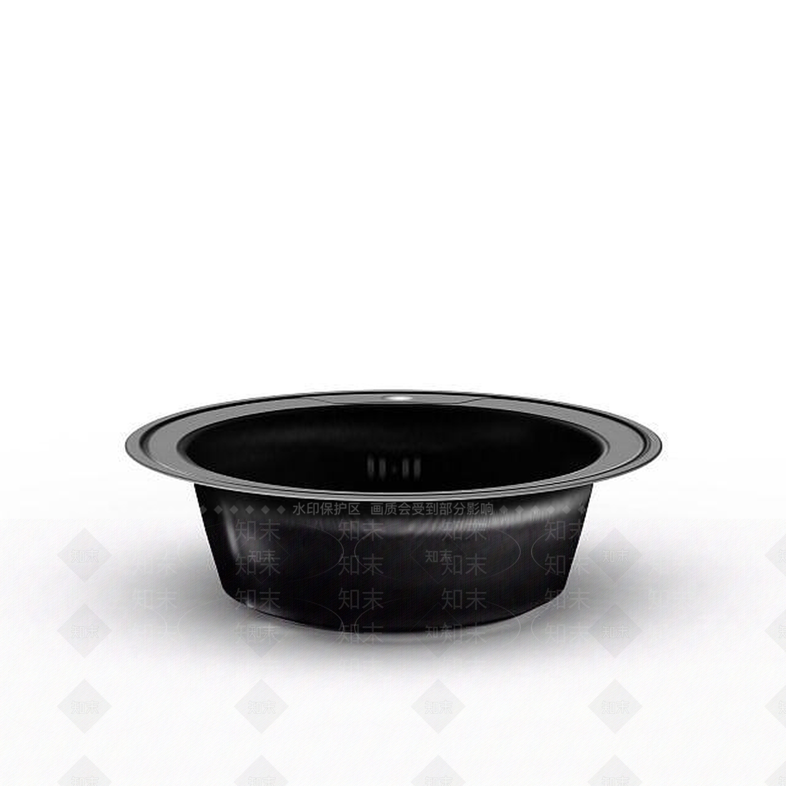 现代黑色石英洗菜盆3D模型下载【ID:1196022452】