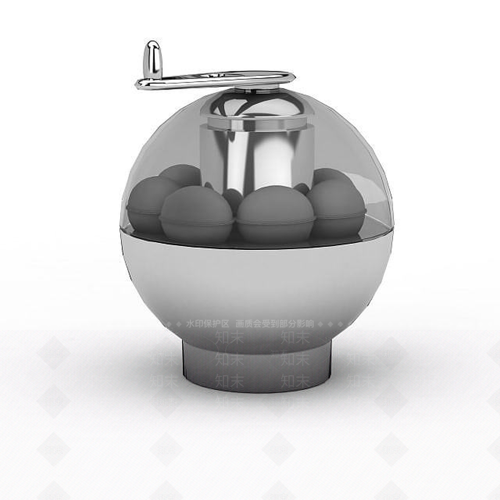 现代单层蒸蛋器3D模型下载【ID:1196022556】
