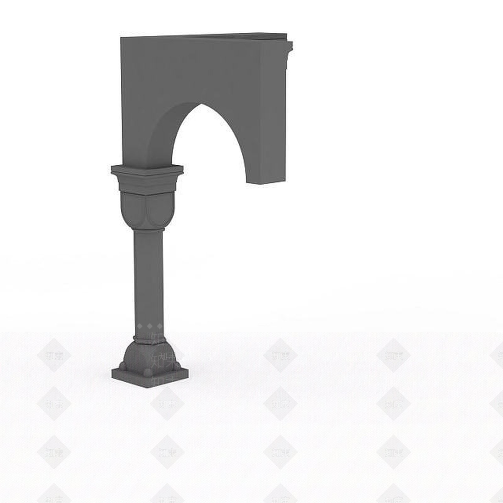 欧式古典欧式建筑构件3D模型下载【ID:1196023292】