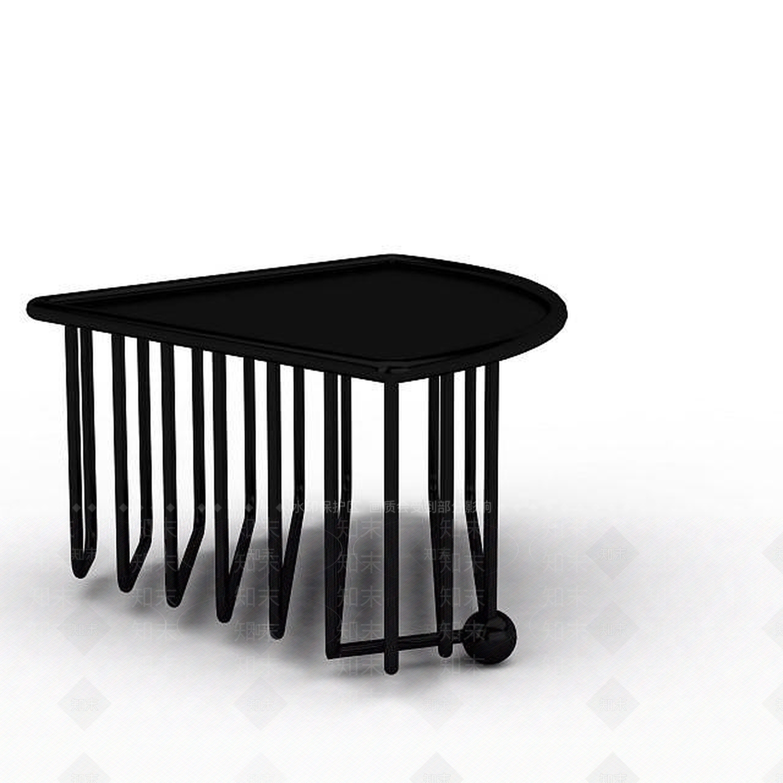 现代黑色卫浴小件3D模型下载【ID:1196024900】