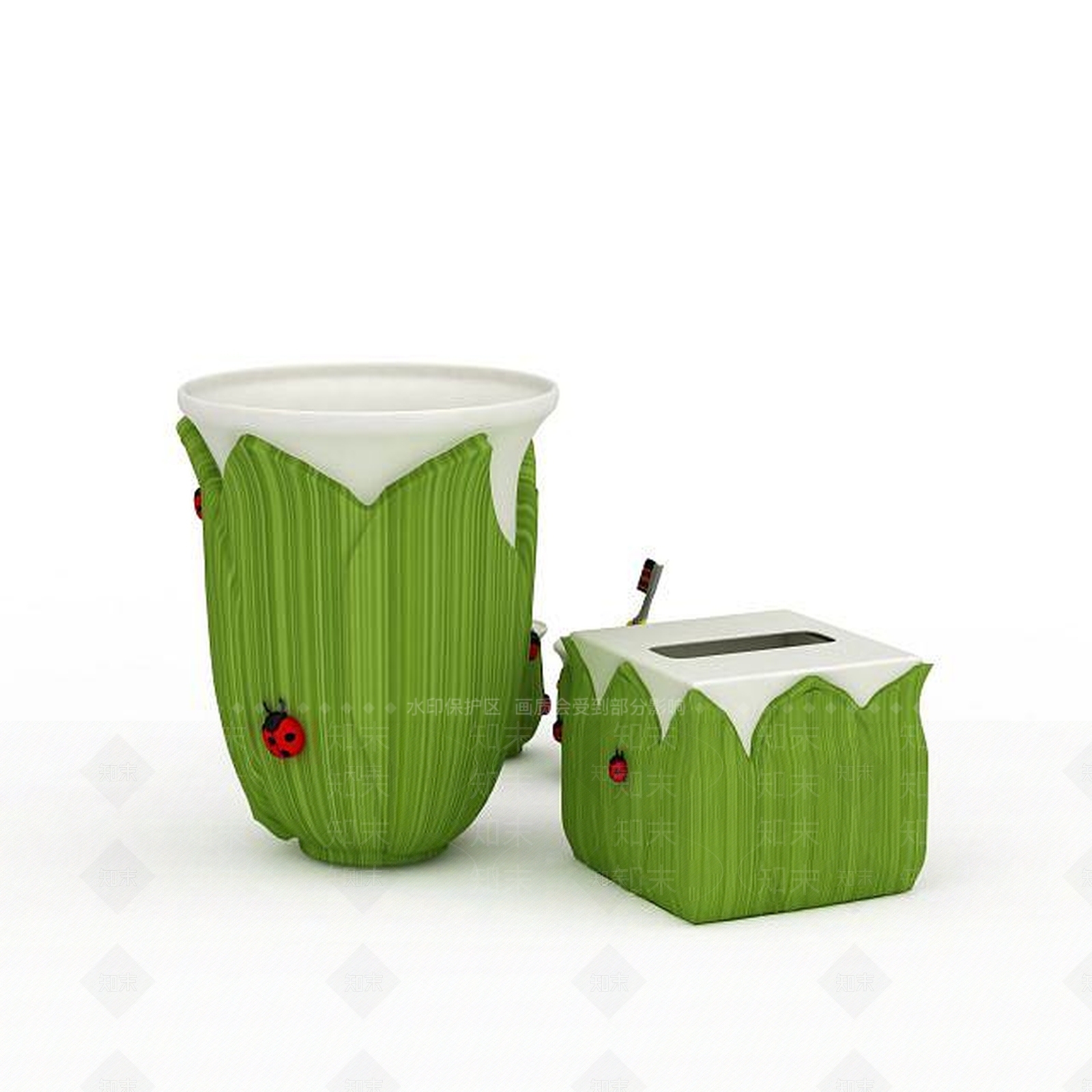 现代卫浴杂件用品3D模型下载【ID:1196026400】