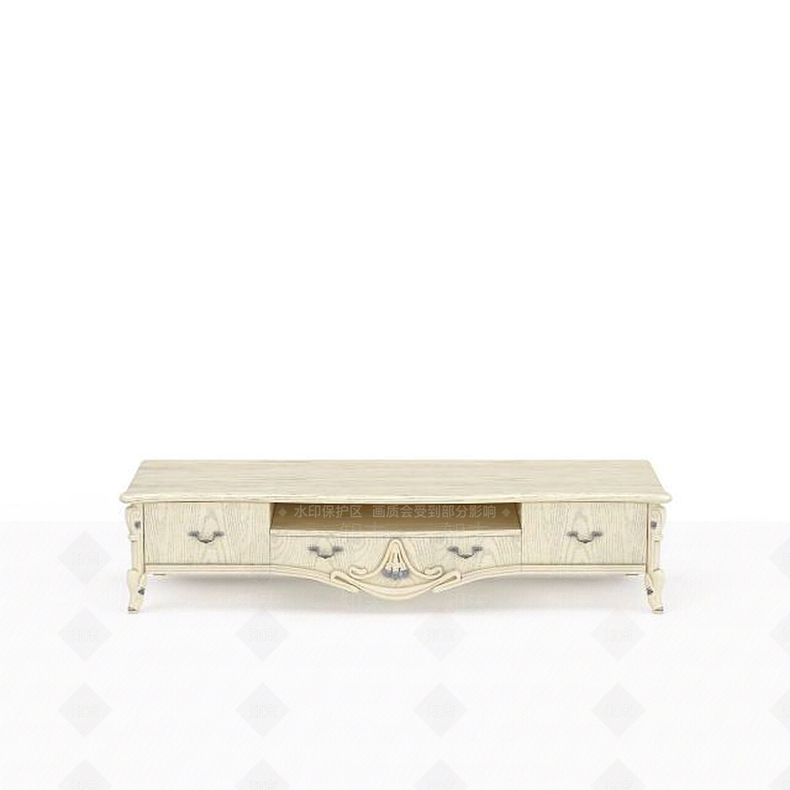 欧式古典欧式木质电视柜3D模型下载【ID:1196027590】