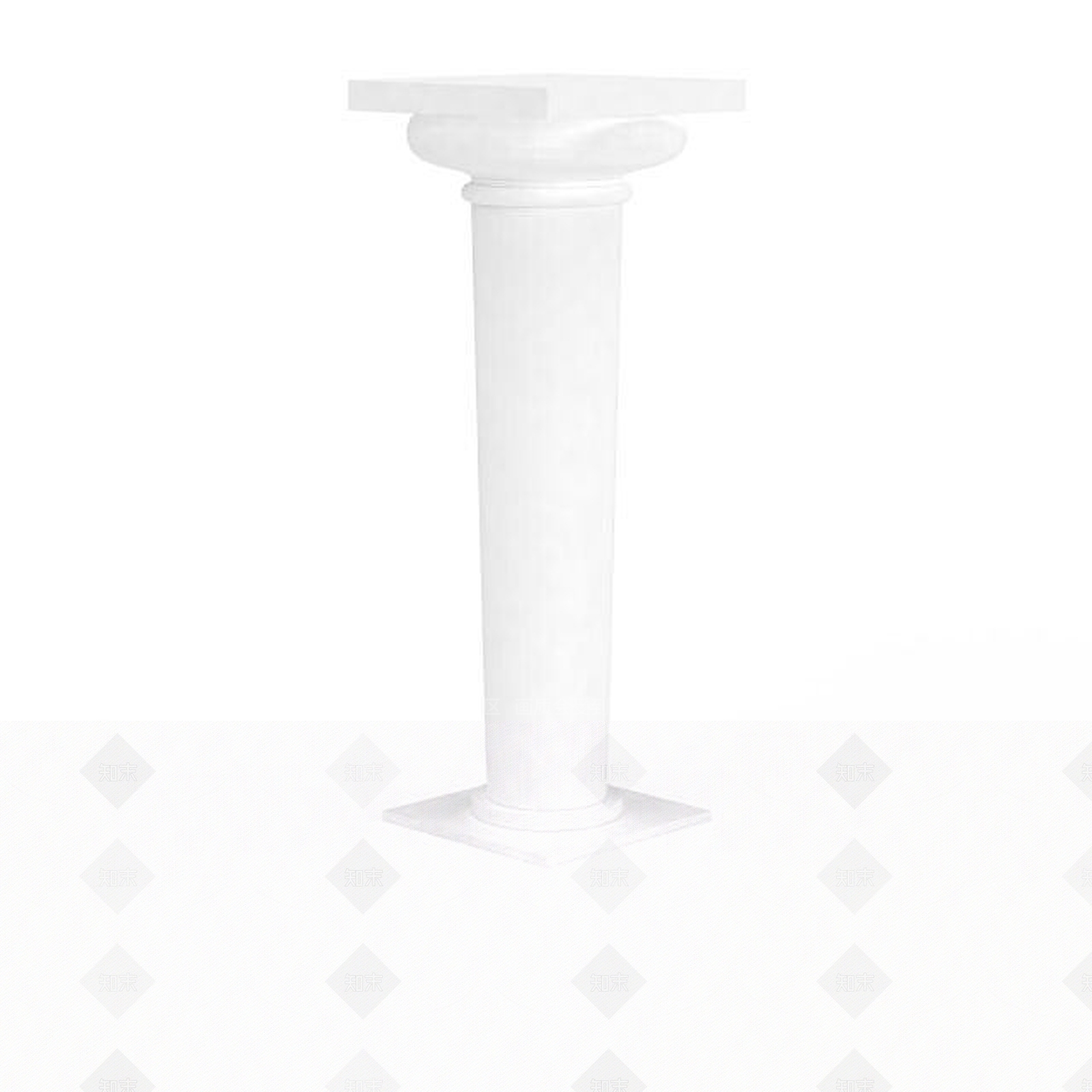 现代柱子构件3D模型下载【ID:1196027805】