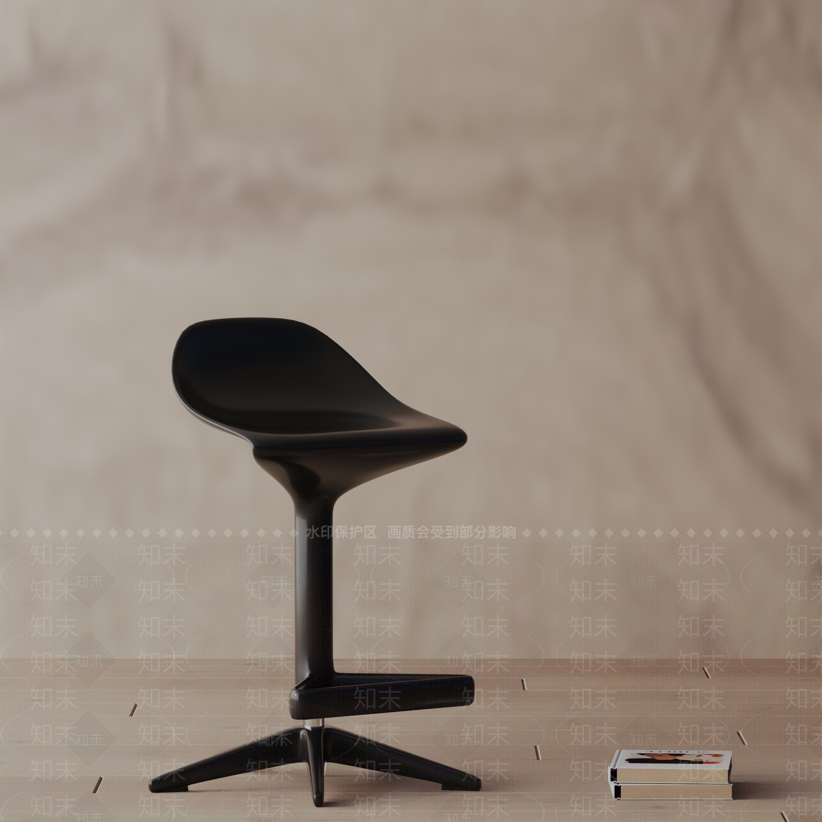 现代吧椅3D模型下载【ID:1196028779】