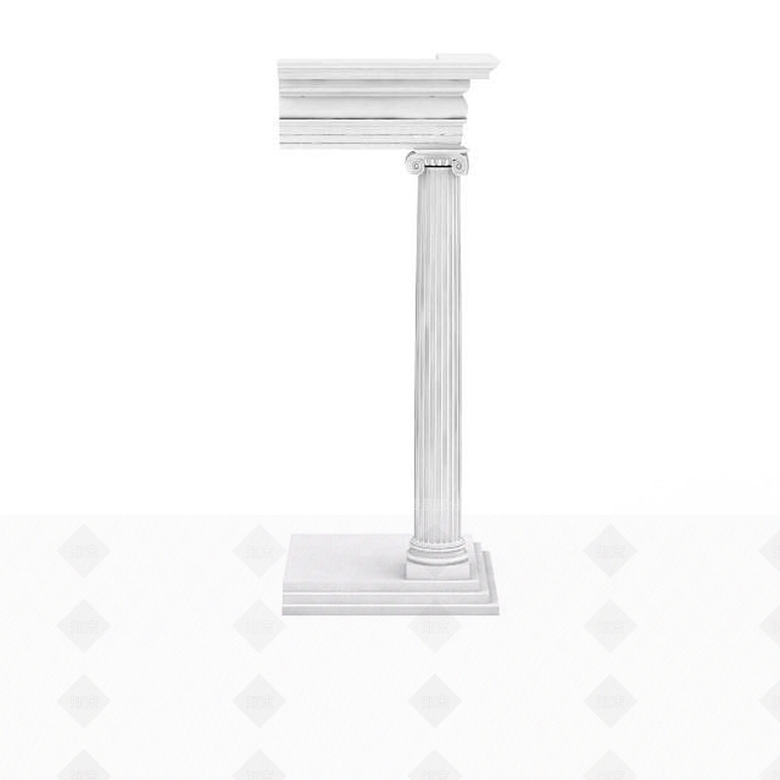 欧式古典欧式柱体3D模型下载【ID:1196029322】