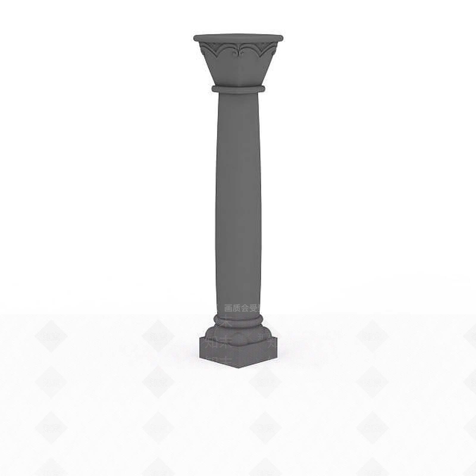 欧式古典欧式柱子构件3D模型下载【ID:1196031657】