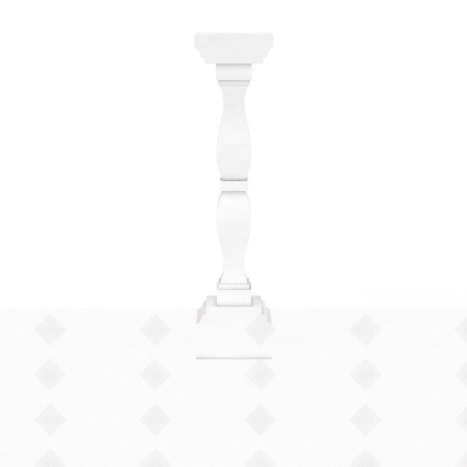 现代精美罗马柱子3D模型下载【ID:1196032085】