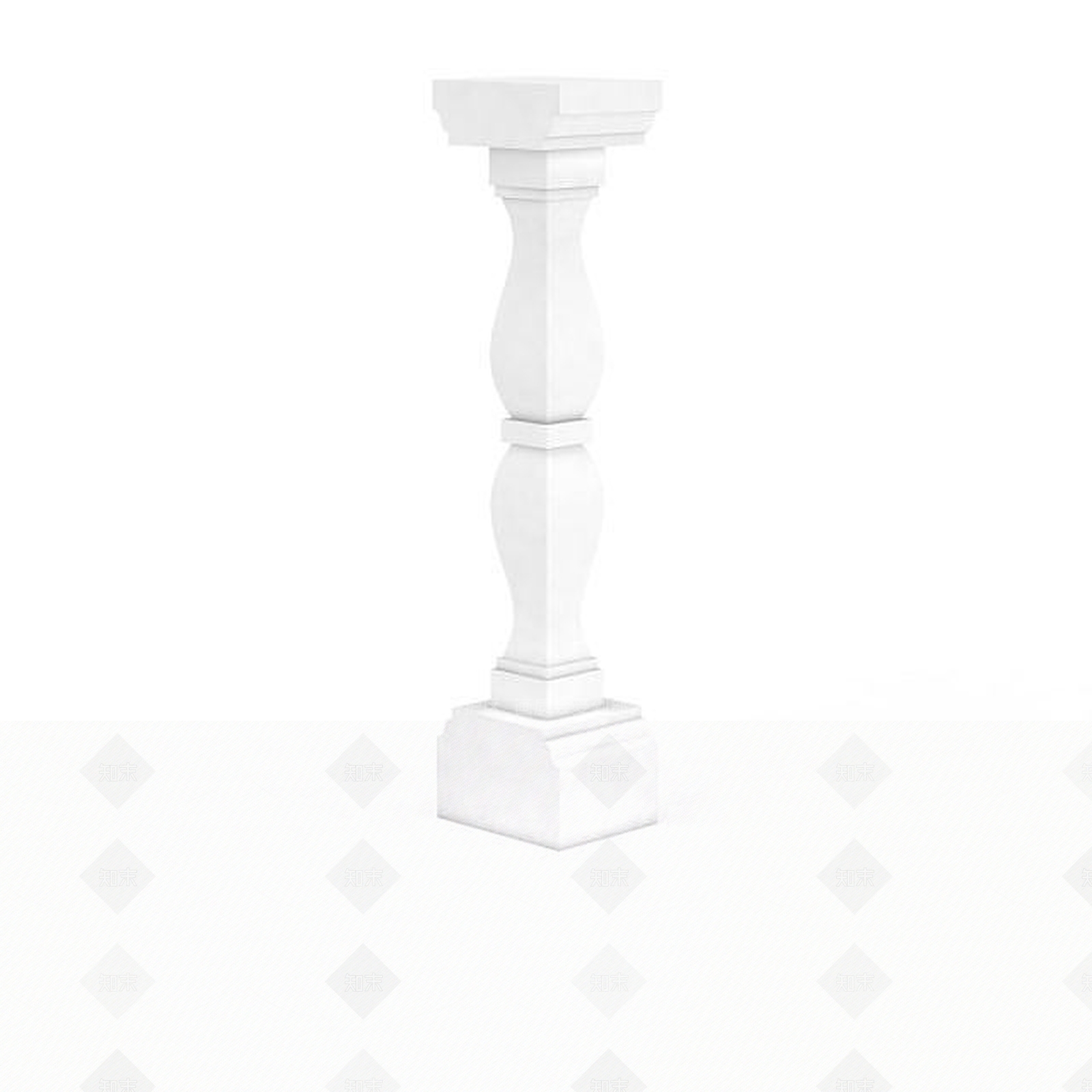 现代精美罗马柱子3D模型下载【ID:1196032085】